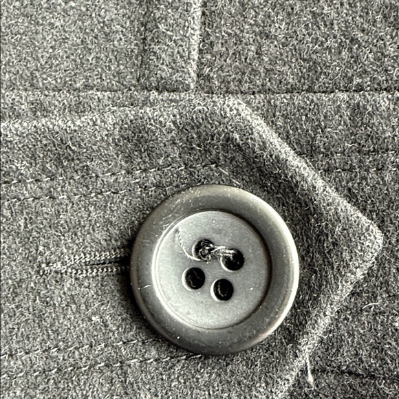 American Rag Cie 1984 Black Wool Blend Pea Coat Sz M - Picture 8 of 8